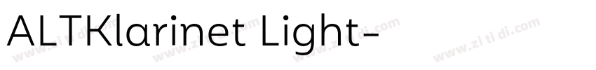 ALTKlarinet Light字体转换